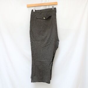 Illegal Jeans Striped capri pants Plus Size 22W Y2K stretch casual summer rnb